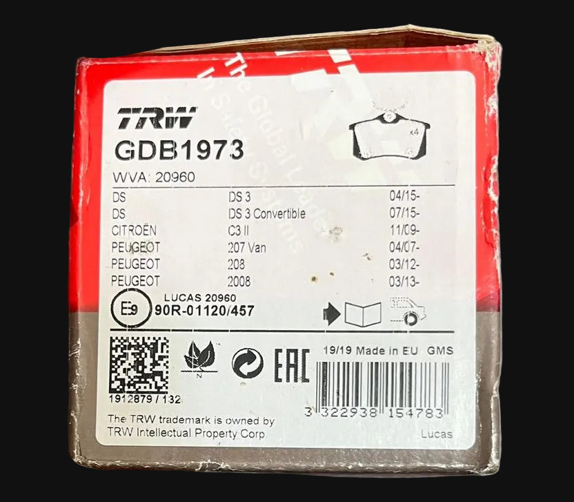 TRW Bremsbeläge GDB1973